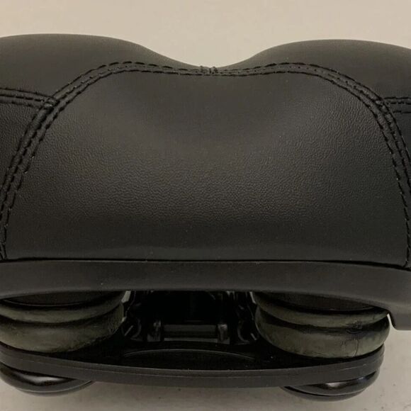 TONBUX Bicycle Comfort Artificial Leather Bike Seat Gel 10.6" x 8.25" Black SU98 - Picture 4 of 5